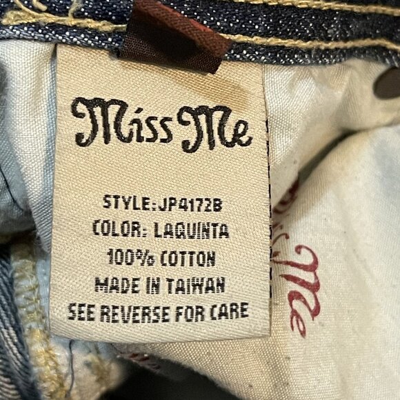 Miss Me Embroidered Bootcut Jeans Womens Size 29 - Picture 6 of 10